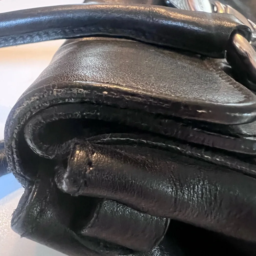 Prada Black Leather Satchel